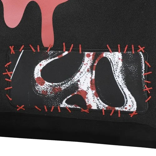 Ghost Face Mask and Blood Drip 16 1/2-Inch Backpack