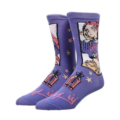 KPop Demon Hunters Huntrix and Derpy Crew Sock 5-Pack