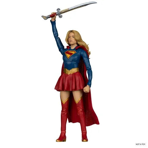 DC Multiverse Deluxe Theatrical Edition Supergirl Movie Supergirl and Baby Krypto 7-Inch Scale Action Figure