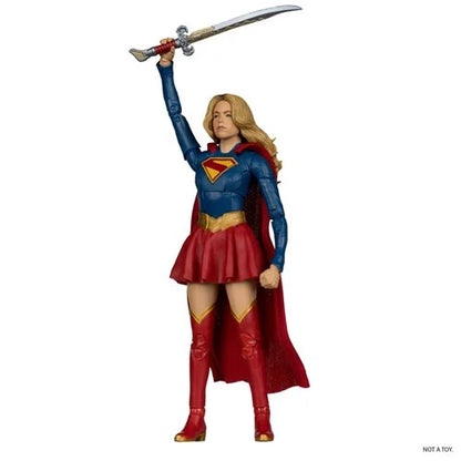 DC Multiverse Deluxe Theatrical Edition Supergirl Movie Supergirl and Baby Krypto 7-Inch Scale Action Figure