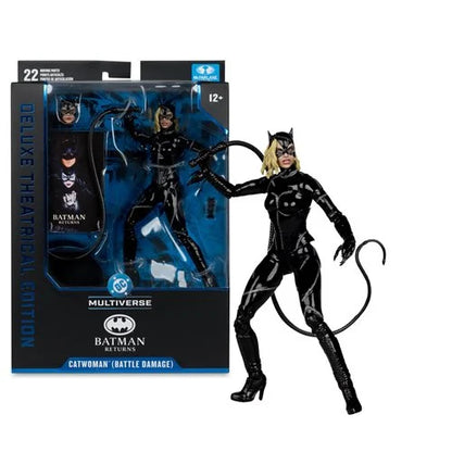DC Multiverse Deluxe Theatrical Edition Batman Returns Battle Damaged Catwoman 7-Inch Scale Action Figure