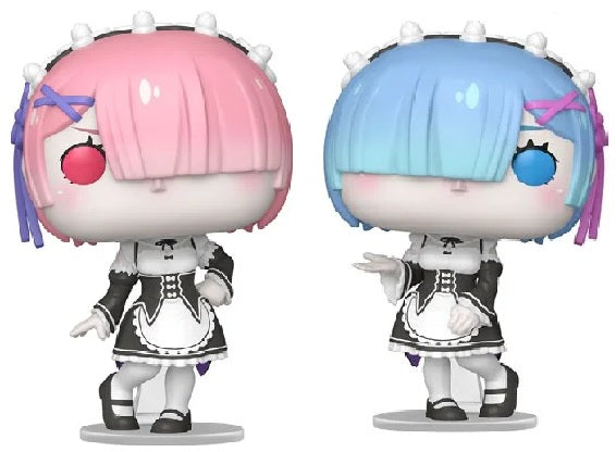 RE: Zero - Starting Life in Another World Ram/Rem Funko Pop! Vinyl Figures #2113/2114
