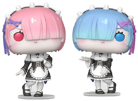RE: Zero - Starting Life in Another World Ram/Rem Funko Pop! Vinyl Figures #2113/2114