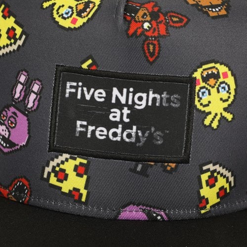 Youth Five Nights at Freddys All Over Print Snapback Hat
