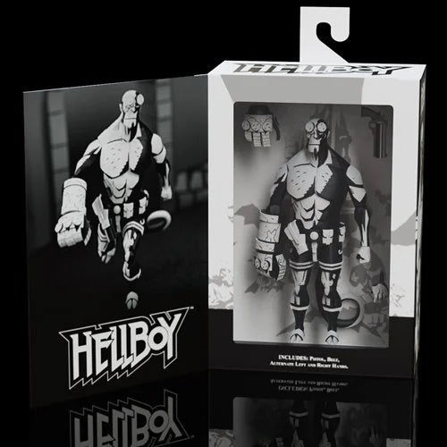 Hellboy Black and White 1:12 Scale Action Figure - Entertainment Earth Exclusive (OCT 2026)