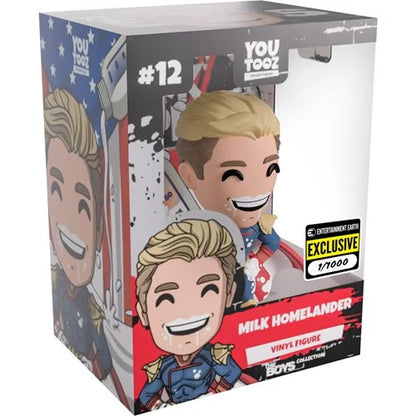 The Boys Collection Homelander Milk Variant Vinyl Figure #12 - Entertainment Earth Exclusive