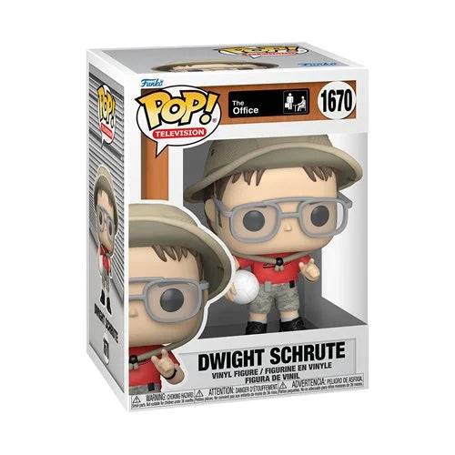 The Office Dwight Schrute with Volleyball Funko Pop! Vinyl Figure #1670