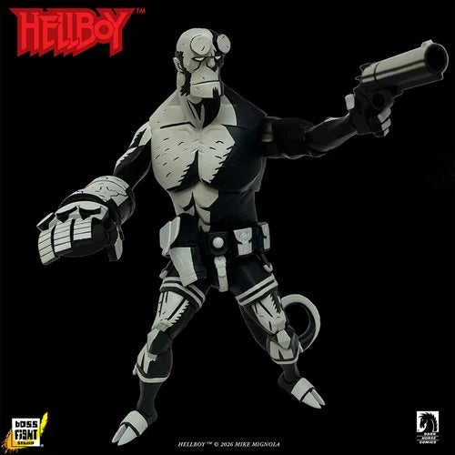 Hellboy Black and White 1:12 Scale Action Figure - Entertainment Earth Exclusive (OCT 2026)