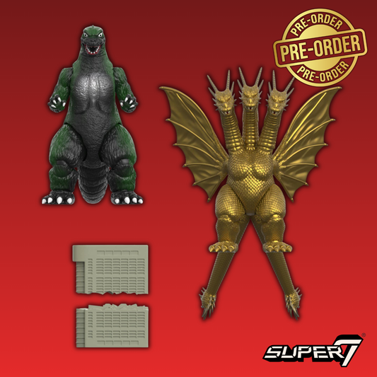 Super7 King Ghidorah ‘91 & Godzilla Vintage Toy ‘80s - 2-Pack (NOV 2026)