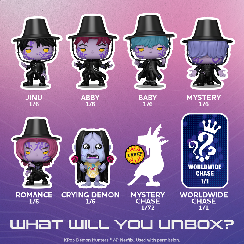 Kpop Demon Hunters Mystery Funko Pop! Vinyl Figures