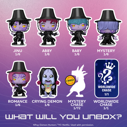 Kpop Demon Hunters Mystery Funko Pop! Vinyl Figures